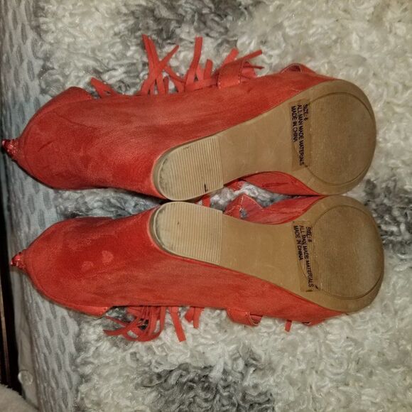 CHARLOTTE RUSSE WEDGE STYLE OPEN TOE WOMEN"S SANDAL - Picture 10 of 14